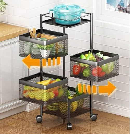 ৪ লেয়ার স্কয়ার শেপ র‍্যাক